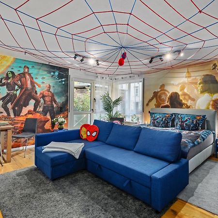 Edler Wohnraum Disney Marvel Studio Mit Balkon, Boxspringbett, Kaffeevollautomat, Lift & Parkplatz Хемніц Екстер'єр фото